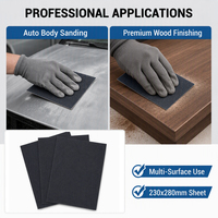 Papier abrasif INDASA Rhynowet Portugal OEM, carbure de silicium, imperméable, pour le polissage de surfaces, abrasif pour ponçage de carrosserie automobile