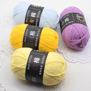 50g 4ply <span class=keywords><strong>Fil</strong></span> Acrylique Fantaisie Teint 100% <span class=keywords><strong>Fil</strong></span> De <span class=keywords><strong>Coton</strong></span> De Lait pour Tricoter <span class=keywords><strong>Crochet</strong></span> En Gros <span class=keywords><strong>Pas</strong></span> <span class=keywords><strong>Cher</strong></span> Prix - Product Image 4