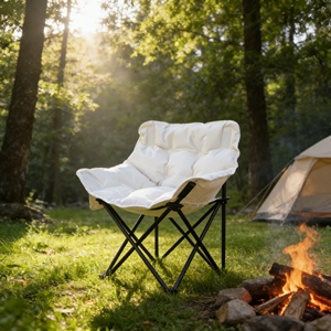 Chaise de camping ergonomique Moon Chair en tissu Oxford haute densité, contournant le corps, pliable pour un <span class=keywords><strong>trek</strong></span> multi-jours confortable - Product Image 1