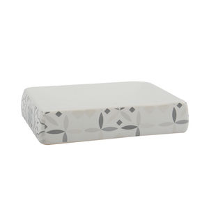 Jabonera de Cerámica Evora Blanca Grisácea de 21.5 cm de Largo, Rectangular - Product Image 1
