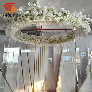 Arche de Chuppah en Acrylique Transparent Lisse pour Mariage, Mandap, Arche de Décoration pour Mariage Juif - Product Image 4