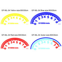 Flash LED bleu de voiture à rythme musical, 114x30cm, capteur activé par le son, égaliseur, autocollant de pare-brise arrière, lampe néon de style