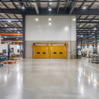 Porte à enroulement rapide automatique à spirale turbo avec lames en alliage d'aluminium pour entrepôt industriel