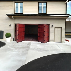 16x7 이중 개방 전기 롤업 절연 수평 접이식 2 중 차고 문 - Product Image 2