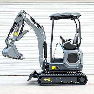 Envío Gratis Mini Excavadora de 1.8 Toneladas CE EPA Hidráulica Nueva, Excavadora de Orugas 1T/1.5T/2T, Miniexcavadora Pequeña con Motor para Granja - Product Image 2