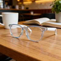 Lunettes Intelligentes IA 2026 avec Caméra 8MP, Enregistrement Vidéo, Traduction 20+ Langues, Appel et Lecture Musicale – Hommes et Femmes