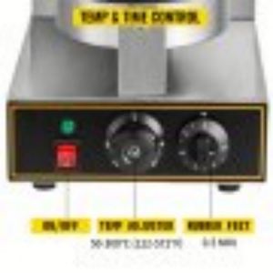 Máquina eléctrica para hacer conos de helado, máquina comercial de cono de gofres de 1200W, panadero de cono de huevo de acero inoxidable de 110V con capa antiadherente - Product Image 4