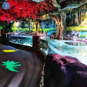 Produits les plus vendus Panneau acrylique transparent Projet de mur pour aquariums, Design moderne Grande feuille acrylique <span class=keywords><strong>Aquarium</strong></span> océanique - Product Image 5