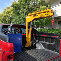 HAOY Grue de chantier 0,8 tonne avec télécommande, manipulateur articulé portable pour atelier