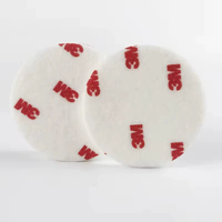3M 09357 Finesse-it Tampon de polissage en feutre 5 pouces mousse rouge boucle blanche 200 polissage ponçage carrosseries de voitures OEM personnalisable 50/Pac 50/Pac