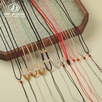 Cordon de collier tressé réglable multicolore, directement de l'usine, pour la fabrication de bijoux et la fourniture de pendentifs, vente en gros de bijoux