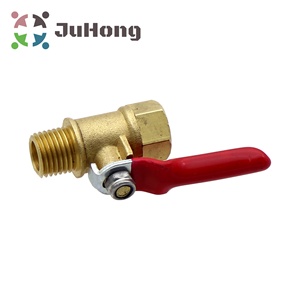 Latão Válvula De Esfera 1/4 "NPT Masculino e Feminino Tread Air Mangueira de Tubulação Montagem Do Pneu Manômetro Kits Interruptor para Abrir ou Fechar - Product Image 3