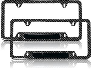 Newly Upgraded Model, US-standard Canada License Plate Holder, Stainless Steel License Plate <b>Frame</b>, <b>Multiple</b> Process LOGO - Product Image 1