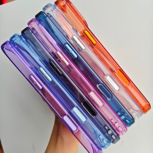เคสโทรศัพท์ใสแบบด้าน 2.5 มม. พร้อมปุ่มกล้อง AI สำหรับ <span class=keywords><strong>iPhone</strong></span> 15 16 17 18 <span class=keywords><strong>Pro</strong></span> <span class=keywords><strong>Max</strong></span> ขอบสีสัมผัสนุ่ม - Product Image 3