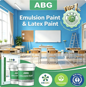 Peinture à l'émulsion latex mate à faible teneur en COV, à base d'eau, pour la finition des murs intérieurs. - Product Image 1