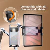 Support de téléphone portable en aluminium Takenoken, support de tablette iPad, support magnétique pliable portable, support de chevet, support de bureau, support de voiture pour diffusion en direct