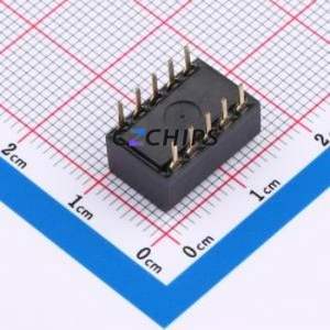 DE-05PD DIP Switch Through hole Component (THT),P=2.54mm Switch Piano Key Single Pole Single Throw 5 2.54mm - Product Image 2