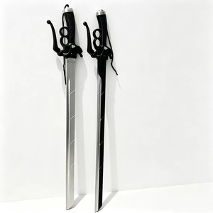 Espada <span class=keywords><strong>de</strong></span> Goma <span class=keywords><strong>de</strong></span> PU <span class=keywords><strong>de</strong></span> Simulación <span class=keywords><strong>de</strong></span> Arma <span class=keywords><strong>de</strong></span> Anime, Réplica <span class=keywords><strong>de</strong></span> Doble Hoja <span class=keywords><strong>de</strong></span> Eren Jaeger <span class=keywords><strong>de</strong></span> Ataque a los <span class=keywords><strong>Titanes</strong></span> para Cosplay - Product Image 3