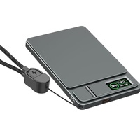 Banco de Energía Inalámbrico de Aleación de Aluminio de 10000 mAh con Carga Rápida, Pantalla TFT de 0.96, Entrada/Salida Tipo-C, Soporte Portátil para Teléfono