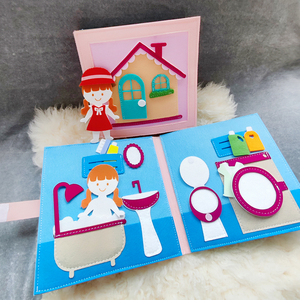 Libro in Feltro Educativo per Bambini, Giocattolo per lo Sviluppo Cognitivo Precoce, Regalo di Compleanno Perfetto per Bambini Piccoli - Product Image 2