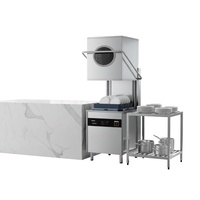 Hotte aspirante électrique commerciale autonome de qualité restaurant, intelligente, en acier inoxydable 304, 1000 plats/heure, haute pression
