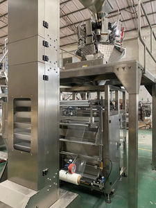 Machine d'emballage automatique verticale pour sachets oreiller, pour frites, noix, snacks, aliments et sucre en poudre, avec pesée multi-têtes - Product Image 6