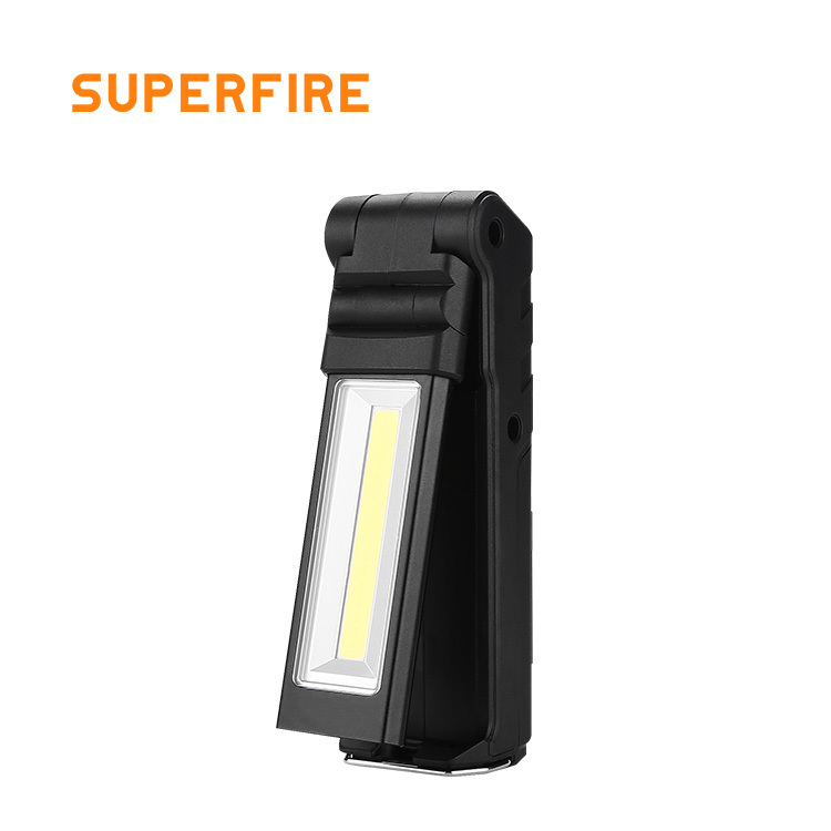High Quality Portable AC Magnetic Rotatable LED COB Work Light Hook IP44 Rated Rechargeable Lithium Battery 180 Beam Angle for