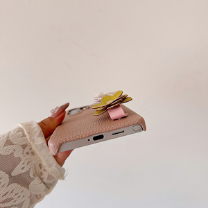 Litchi cuero suave al tacto estuche rígido para Samsung Galaxy S25 Edge <span class=keywords><strong>S22</strong></span> S23 S24 <span class=keywords><strong>Ultra</strong></span> S24FE 3D flores correa de muñeca pulsera cubierta - Product Image 5