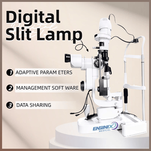 SL-520 Galilesches System Stereo skopische binokulare Fusion Tragbare digitale Spaltlampe mit großem Punkt durchmesser - Product Image 2