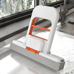 Mini serpillière en éponge, lavage sans les mains, mini serpillières pliables, nettoyage, petite serpillière pour bureau, salle de bain, cuisine, super absorbante - Product Image 5