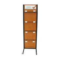 Présentoir double face autoportant pour pantoufles Flip Flop présentoirs en métal pour chaussures suspendues pour magasin de détail