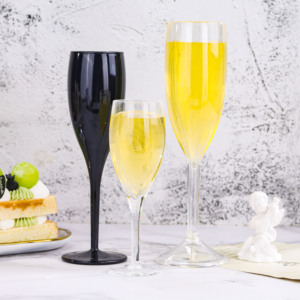 Copa medieval de plástico de champán de alto rendimiento, vaso de vino púrpura, copa de plástico, flautas de champán - Product Image 1