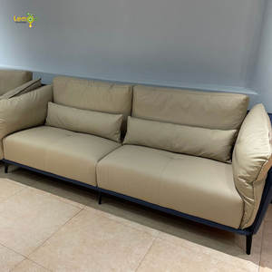 Muebles para el Hogar <span class=keywords><strong>de</strong></span> Diseño Moderno Europeo <span class=keywords><strong>de</strong></span> Alta Calidad y Lujo, Sofá <span class=keywords><strong>de</strong></span> Cuero, Chaise Longue <span class=keywords><strong>de</strong></span> Cuero, Sofás Económicos para Sala <span class=keywords><strong>de</strong></span> Estar - Product Image 4