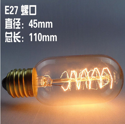 E27 Tungstène Ampoule Divers Style St64 Vintage Rétro Ampoule Décorative Lampe 220v Soie 40W Jaune Chaud Ampoule Lampe
