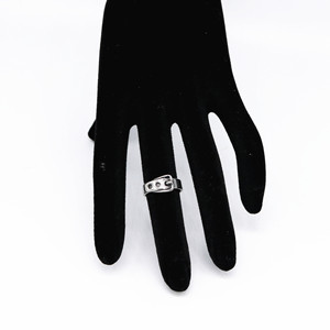 yunnique Fashionable Titanium Steel <b>Open</b> <b>Ring</b> Geometric Design Men Women Jewelry Gift - Product Image 5