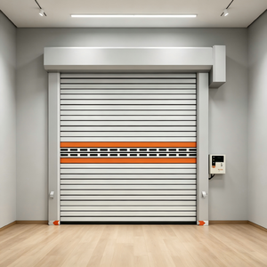Porta Avvolgibile Rapida Isolata a Spirale Turbo ad Alta Velocità, Antivento, Automatica, con Certificato CE, Direttamente dalla Fabbrica - Product Image 2