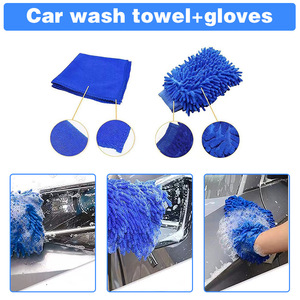 Kit de detailing automobile bleu, ensemble de brosses de nettoyage pour perceuse, ensemble de lavage de voiture - Product Image 5