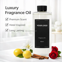 Recharges d'huiles essentielles végétaliennes parfumées, mélange naturel pur, à parfum durable, pour diffuseur d'arômes d'hôtel (100% biologique)
