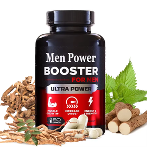 Cápsulas Potenciadoras de Energía para Hombres, para Entrenamiento en Gimnasio, Crecimiento Muscular, Resistencia y Energía, 60 Cápsulas, Marca Privada, OEM, ODM, Suministro al por Mayor - Product Image 1