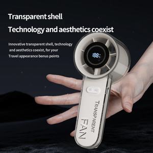 Ventilateur portable sans pales intelligent, éco-responsable, à faible bruit, avec écran numérique, rechargeable par USB, pour voiture et hôtel - Product Image 5