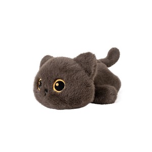 Peluche authentique multi-positions en forme de chaton Calico ou chat siamois, coussin décoratif, sac à dos, pouf, pendentif en coton PP - Product Image 5