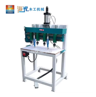 Perceuse pneumatique verticale multi-axes pour le bois, machine de perçage à quatre lignes, plusieurs têtes, moteur multifonctionnel, perçage multi-tâches 1500W 22mm