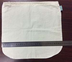 Sac en coton biologique zéro déchet en vrac pour l'emballage des produits, des épiceries, des fruits, des cadeaux, des aliments, impression de logo personnalisable - Product Image 3