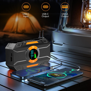Démarreur de secours portable pour voiture et camion, avec batterie externe, lumière LED et écran numérique, pour tous véhicules 12V - Vente directe usine personnalisée - Product Image 4