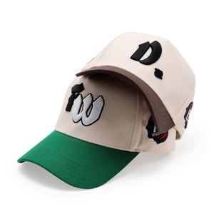 Casquette de baseball à 5 panneaux bicolore en coton, style broderie 3D personnalisée, pour le sport et la course, Gorras Hats - Product Image 5