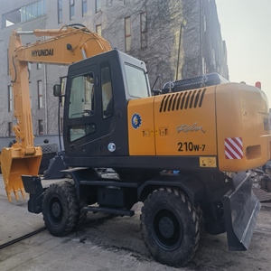 Excavatrice sur pneus Hyundai 210w-7 d'occasion de 21 tonnes en bon état, Hyundai 210w-7 à vendre à prix réduit - Product Image 5