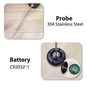 <strong>Smart</strong> Electronic Digital Kitchen <strong>Thermometer</strong> for Cooking Fast Delivery Plastic Kettle for Coffee Milk Household Use - Product Image 3