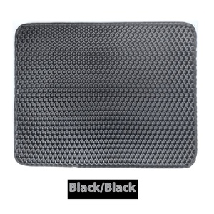 Commercio all'ingrosso Bilateral Hook Loop Cat wc tappetino impermeabile EVA con materiale in Silicone grande Anti-asporto lettiera <span class=keywords><strong>per</strong></span> <span class=keywords><strong>gatti</strong></span> - Product Image 6