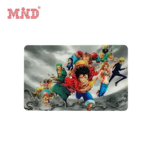 Full color printing high standard pvc pet lenticular 3D Anime Motion Card