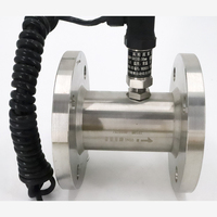 Medidor de Flujo de Turbina Pulsante Digital de Acero Inoxidable 4-20mA, Conexión de Brida, Protección IP65, para Líquidos/Ácidos/Aceite/Corrosivos, OEM de Alta Calidad